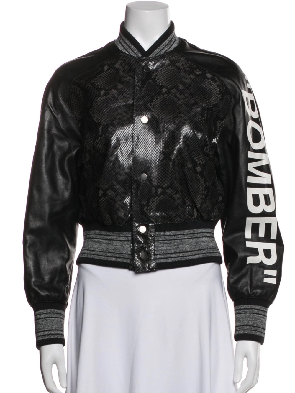 OFF WHITE BOMBER
